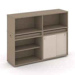 Набор 9 Тумба двойная с надставкой ES.NB.2N-9